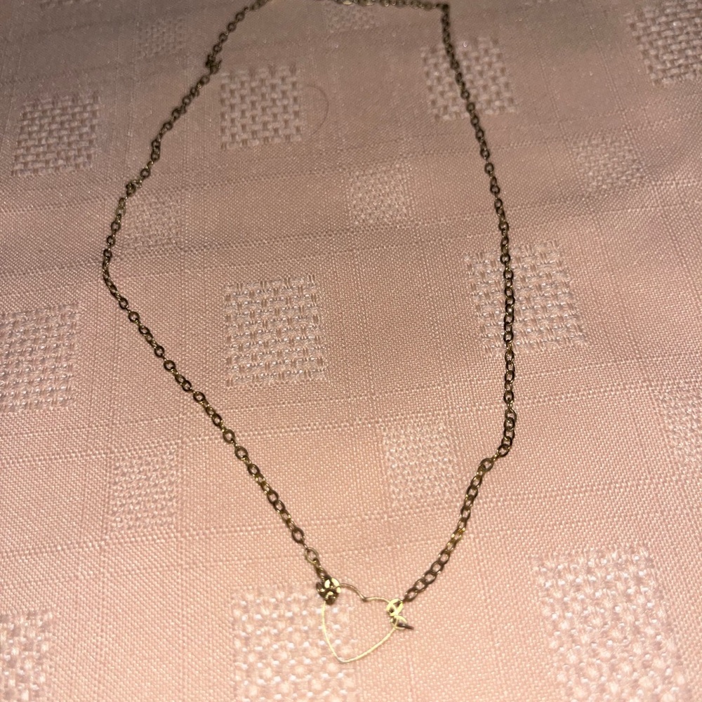 Elegant Gold Heart Necklace